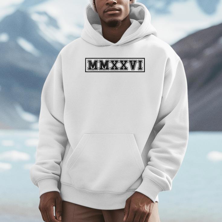 Senior 2026 MMXXVI Graduate Class Of 2026 Graduation Unisex Hoodie
