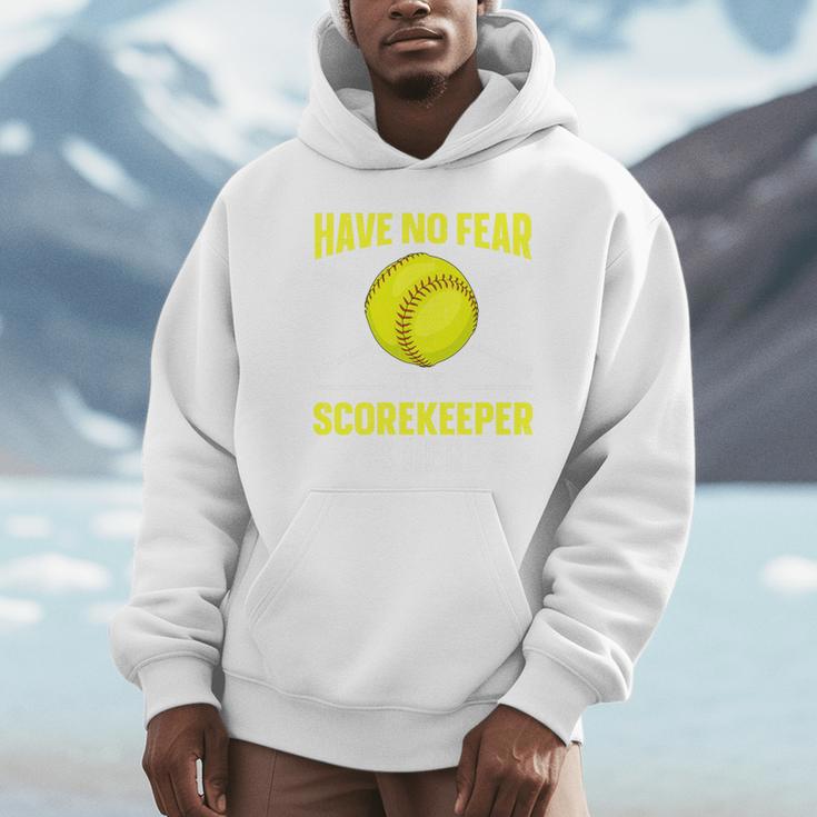 Softball Scorekeeper For a Score Book Keeper Premium Tri-Blend Unisex Hoodie