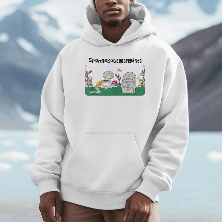 SpongeBob SquarePants In Loving Memory Of Sleeping In Unisex Hoodie SpongeBob SquarePants In Loving Memory Of Sleeping In Unisex Hoodie