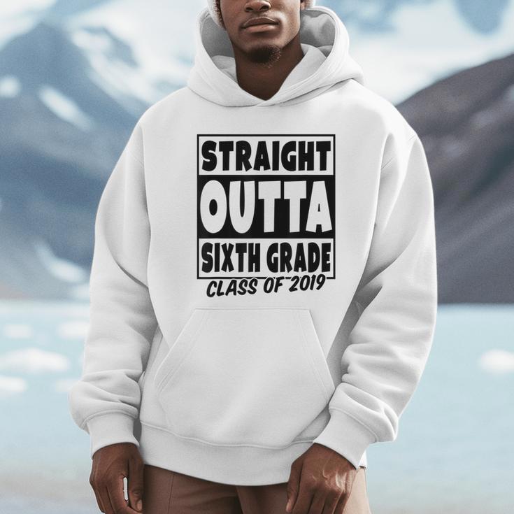 Straight Outta Sixth Grade Class Of 2019 Graduation Unisex Hoodie