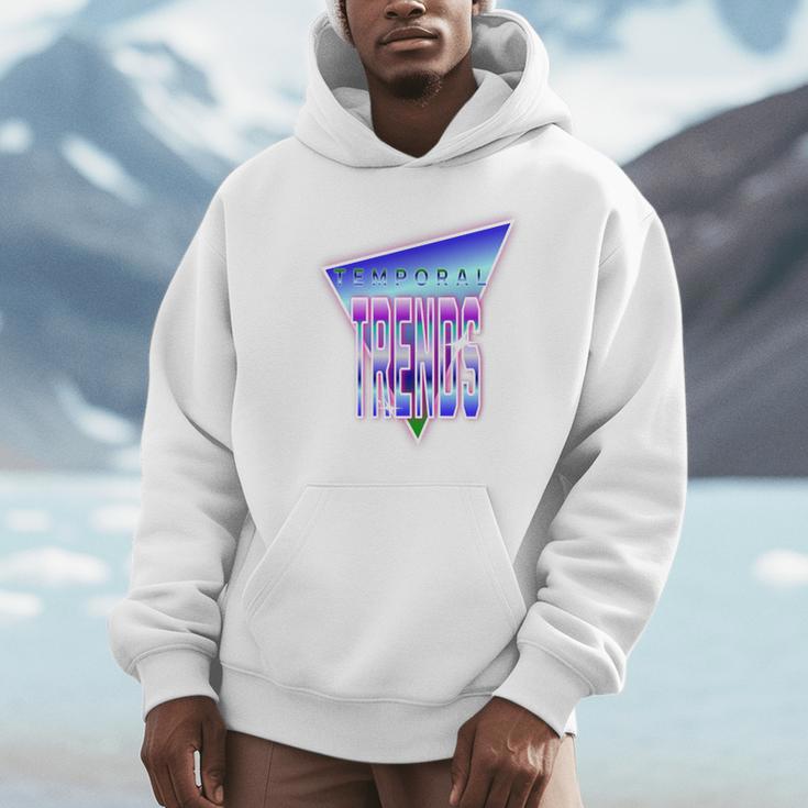 Temporal Trends Vaporwave Style Retro Nostalgia Look Premium Tri-Blend Unisex Hoodie Temporal Trends Vaporwave Style Retro Nostalgia Look Premium Tri-Blend Unisex Hoodie