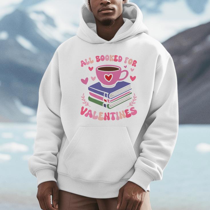 Valentines All Booked For Valentines Book Lovers Teacher Kid Premium Unisex Hoodie