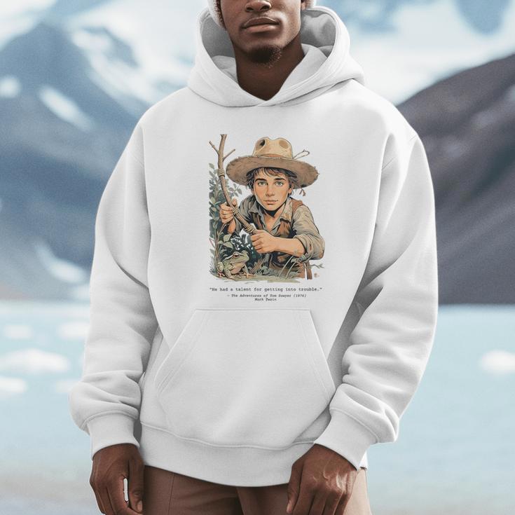 Vintage Children's Books The Adventures Of Tom Sawyer 1876 Unisex Hoodie Vintage Children's Books The Adventures Of Tom Sawyer 1876 Unisex Hoodie