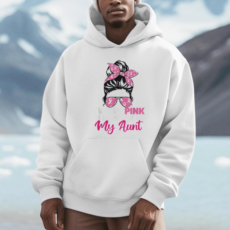 I Wear Pink In Memory Of My Aunt Breast Cancer Awareness Unisex Hoodie I Wear Pink In Memory Of My Aunt Breast Cancer Awareness Unisex Hoodie