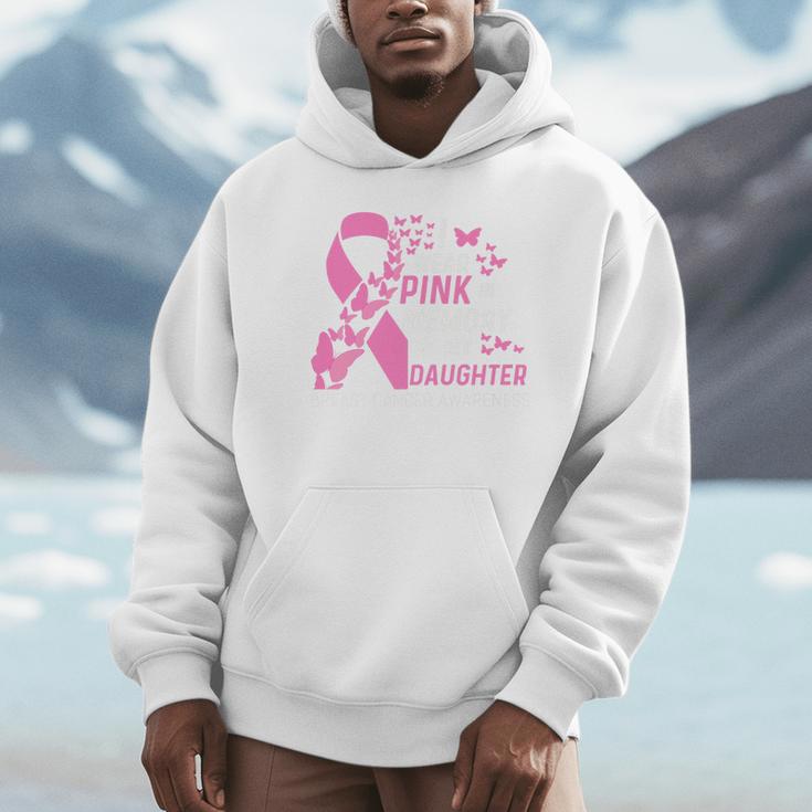 I Wear Pink In Memory Of My Daughter Breast Cancer Awareness Premium Unisex Hoodie