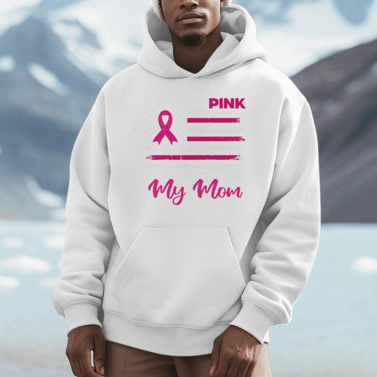 I Wear Pink In Memory Of My Mom Breast Cancer Awareness Premium Tri-Blend Unisex Hoodie I Wear Pink In Memory Of My Mom Breast Cancer Awareness Premium Tri-Blend Unisex Hoodie