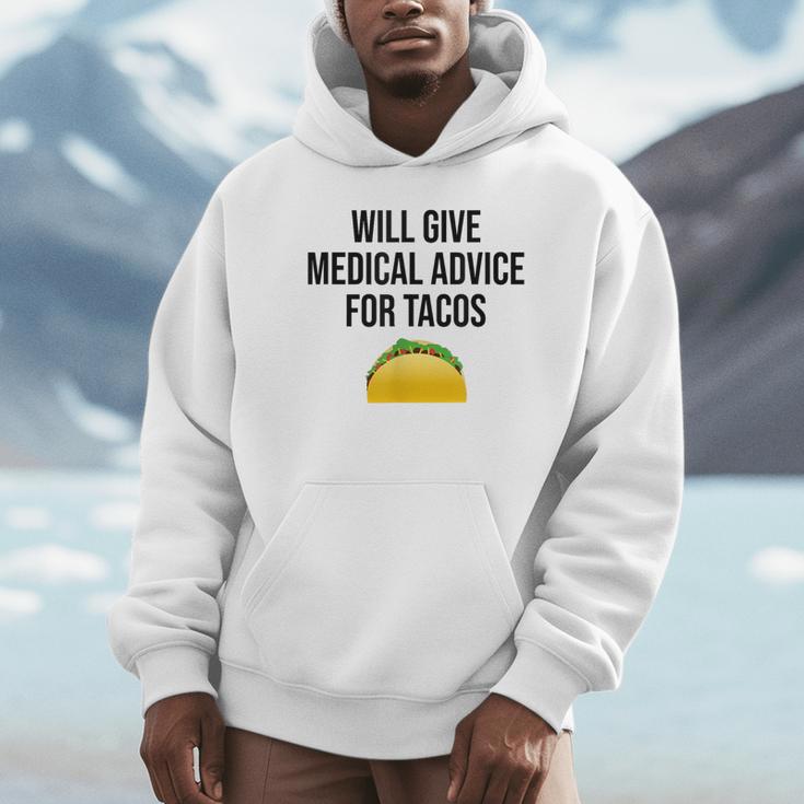 Will Give Medical Advice For Tacos Shirt Graduation MD Unisex Hoodie