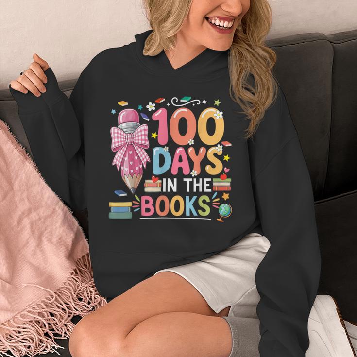 100th Day Of School Teacher Floral 100 Days In The Books Unisex Hoodie