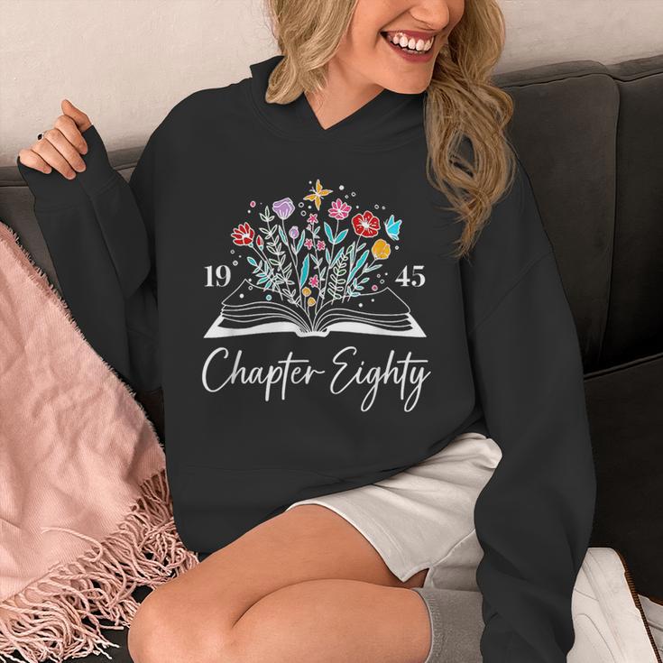 1945 Chapter Eighty 80th Birthday Books Themed 80 Year Old Unisex Hoodie 1945 Chapter Eighty 80th Birthday Books Themed 80 Year Old Unisex Hoodie