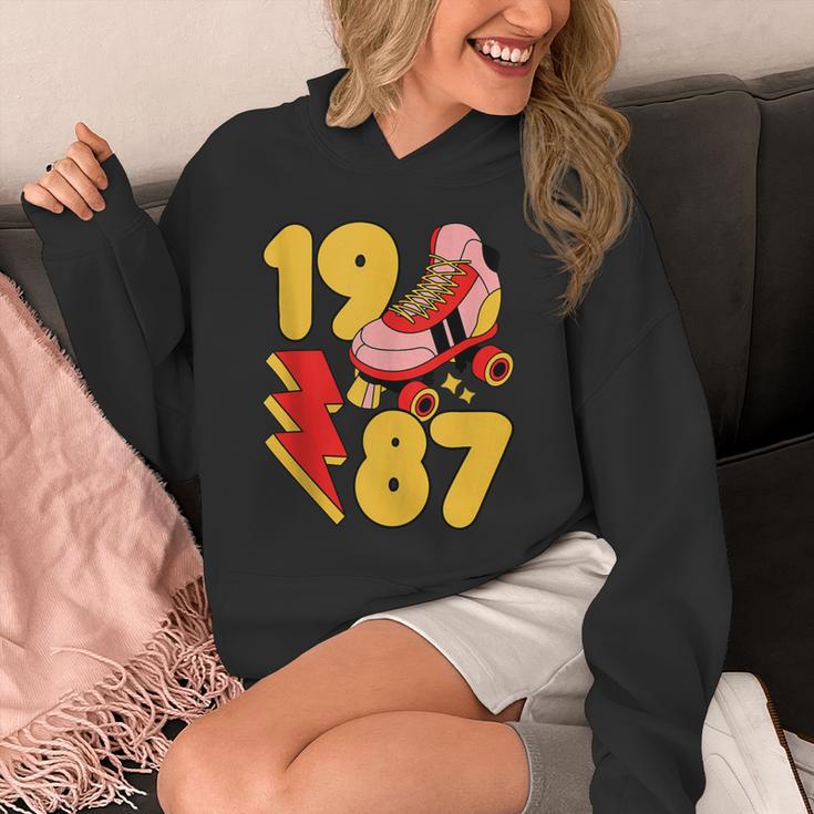 1987 Retro Roller Skate Vintage 80s Nostalgia Collector Unisex Hoodie