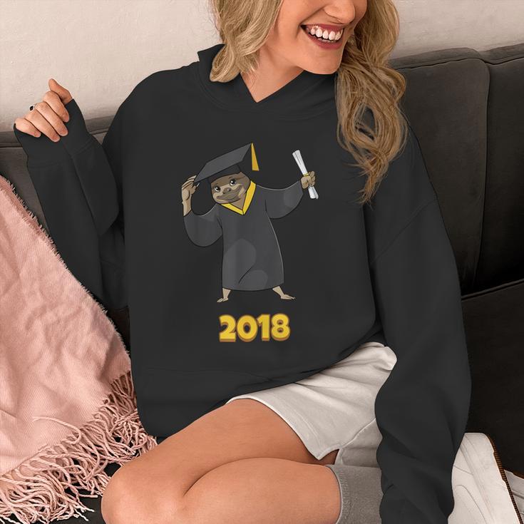 2018 Graduation Shirts Sloth Lovers For Women Teens Unisex Hoodie