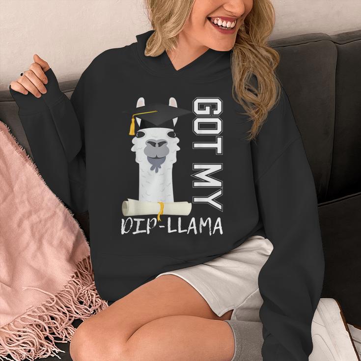 2022 Graduate Graduation For Him Her Got My Dip-Llama Unisex Hoodie