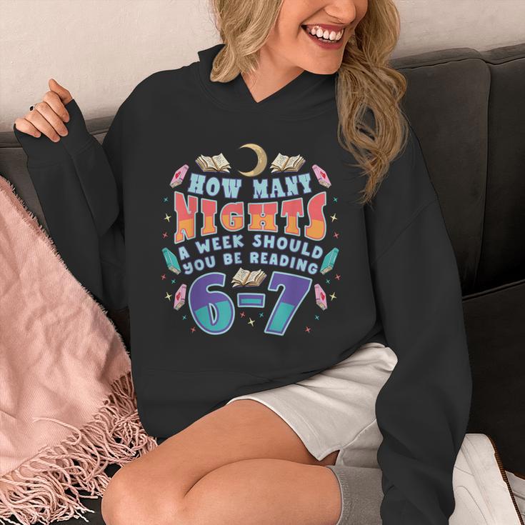 67 Meme Reading How Many Nights Should Read Book Six Seven Unisex Hoodie