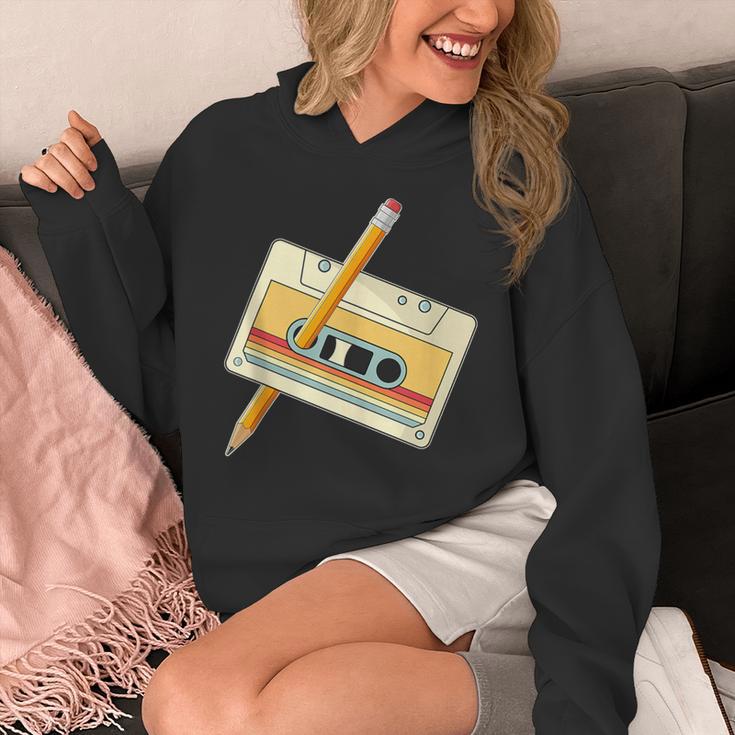 80's 90's Retro Music Party Costume Nostalgia Cassette Unisex Hoodie