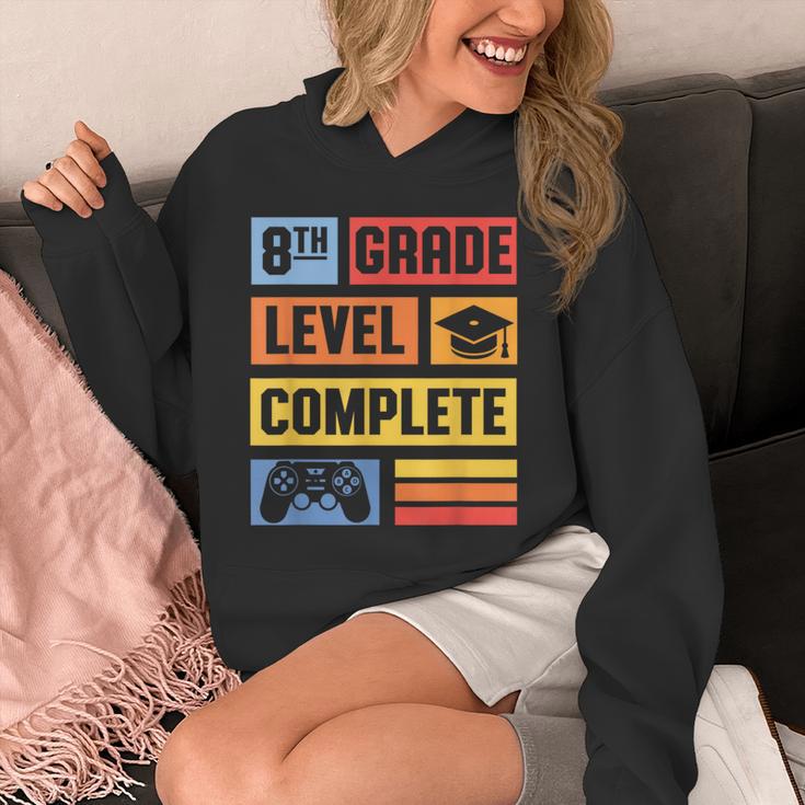 8th Grade Graduation Shirt 2024 Gamer Level Eighth Birthday Unisex Hoodie