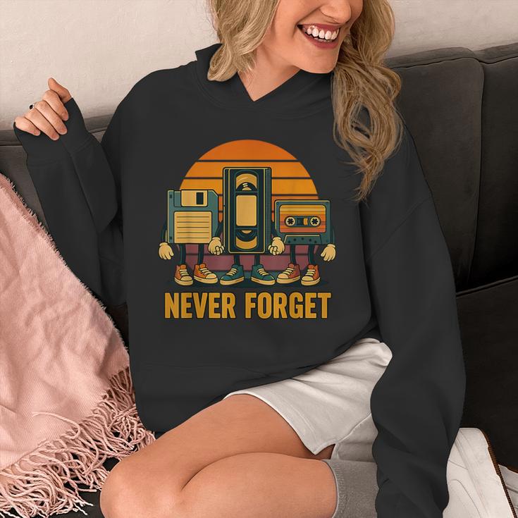 90s Nostalgia Never Forget Retro Unisex Hoodie 90s Nostalgia Never Forget Retro Unisex Hoodie