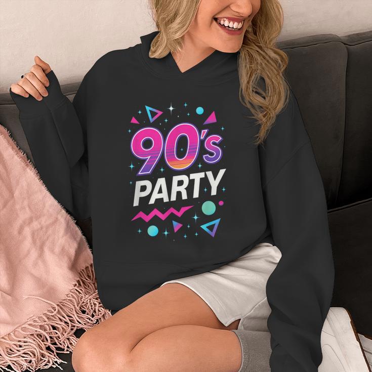 90's Party 90s Nostalgia Retro Rave Dance Music Unisex Hoodie