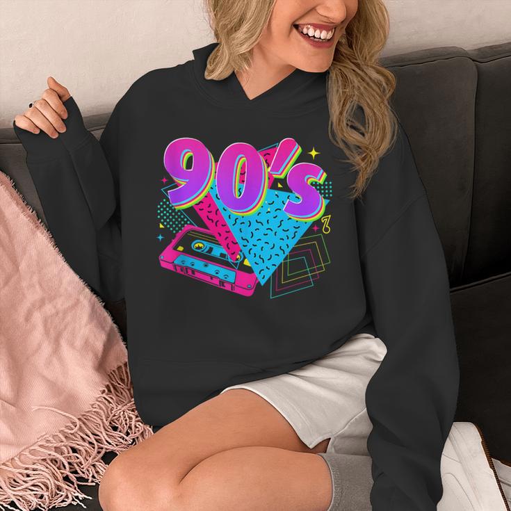 90's Vibe Retro Style Cassette Tape Nostalgia 1990s Party Unisex Hoodie