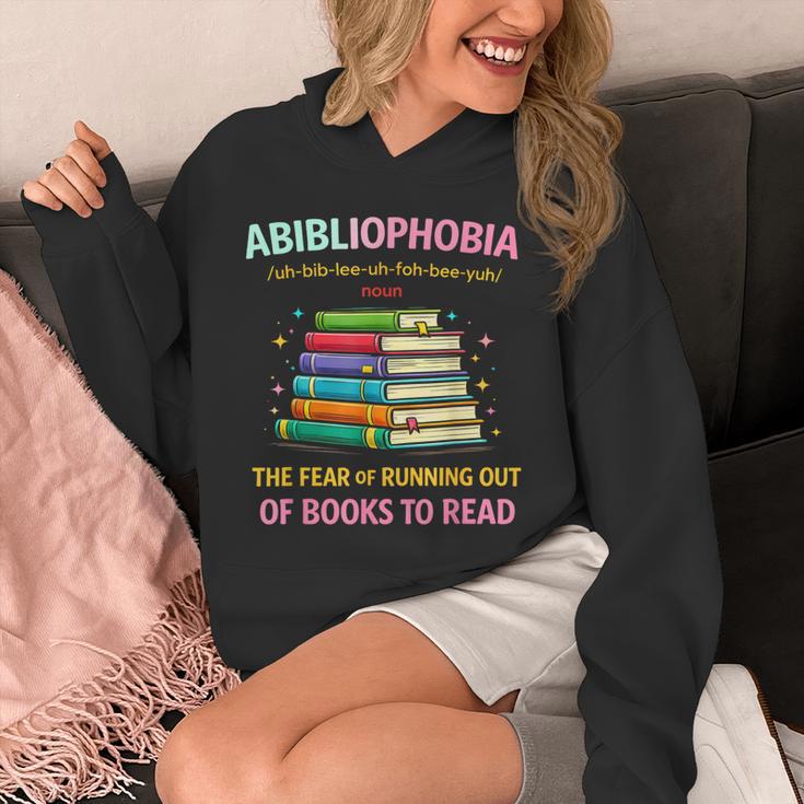 Abibliophobia Book Lovers Graphic Unisex Hoodie Abibliophobia Book Lovers Graphic Unisex Hoodie
