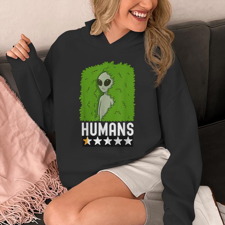 Alien Avoids Humans Sarcastic Introvert Humor Unisex Hoodie