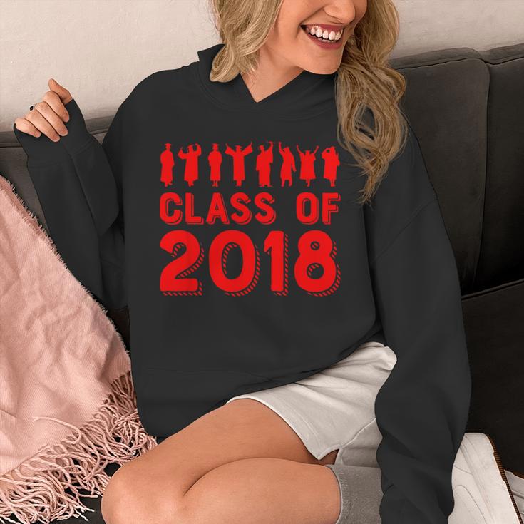 & Red Class Of 2018 Senior GraduationShirt Unisex Hoodie
