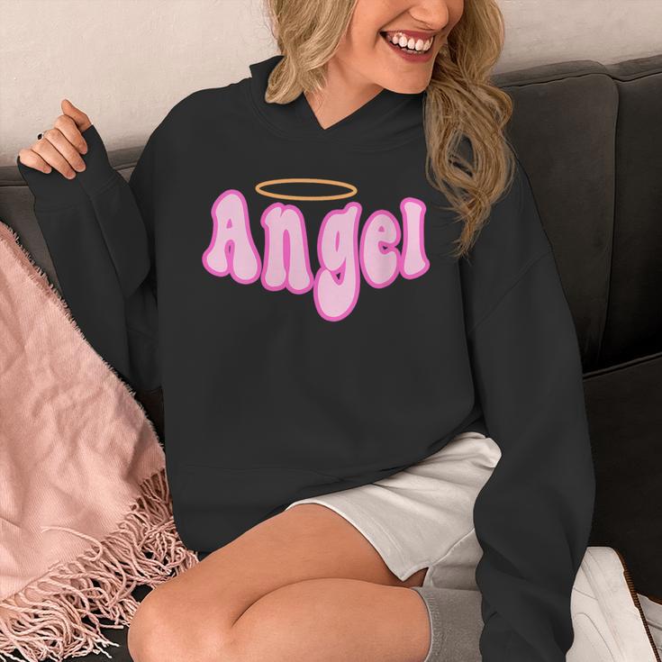 Angel Y2k Aesthetic 2000s Millennial Nostalgia Retro Pink Unisex Hoodie