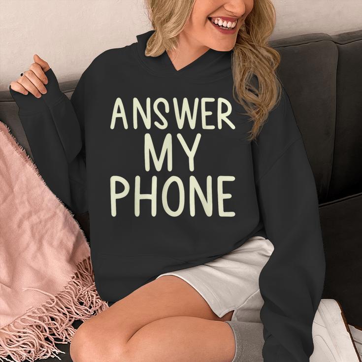 Answer My Phone I Introvert Unisex Hoodie Answer My Phone I Introvert Unisex Hoodie