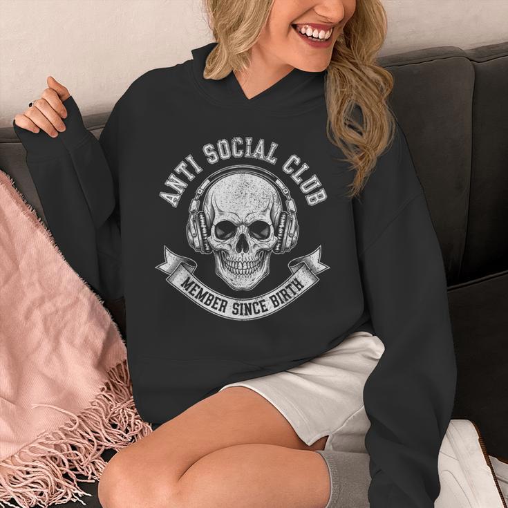 Anti Social Club Official Member Introvert Crest Unisex Hoodie Anti Social Club Official Member Introvert Crest Unisex Hoodie