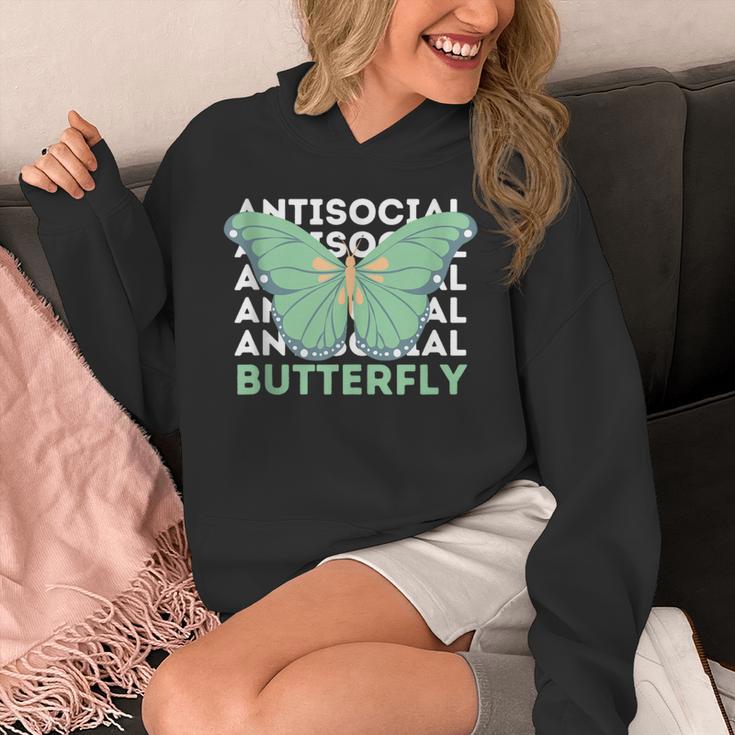 Anti-Social Introvert Butterfly Unisex Hoodie Anti-Social Introvert Butterfly Unisex Hoodie