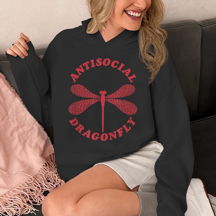 Antisocial Dragonfly Introvert Humor Nature Insect Graphic Unisex Hoodie Antisocial Dragonfly Introvert Humor Nature Insect Graphic Unisex Hoodie