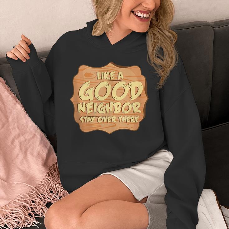 Antisocial Like A Good Neighbor Stay Over There Introvert Unisex Hoodie Antisocial Like A Good Neighbor Stay Over There Introvert Unisex Hoodie