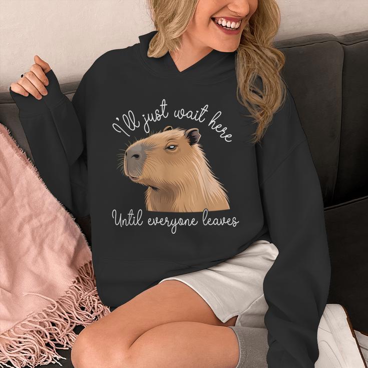 Antisocial Introvert Capybara Sarcastic Humor Unisex Hoodie Antisocial Introvert Capybara Sarcastic Humor Unisex Hoodie