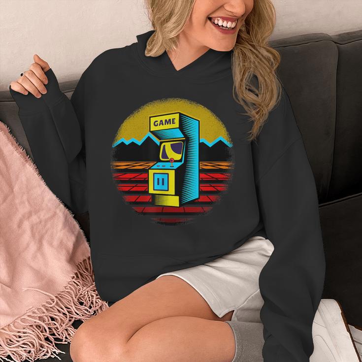 Arcade Game Machine Nostalgia Retro Gamer 80s 90s Unisex Hoodie