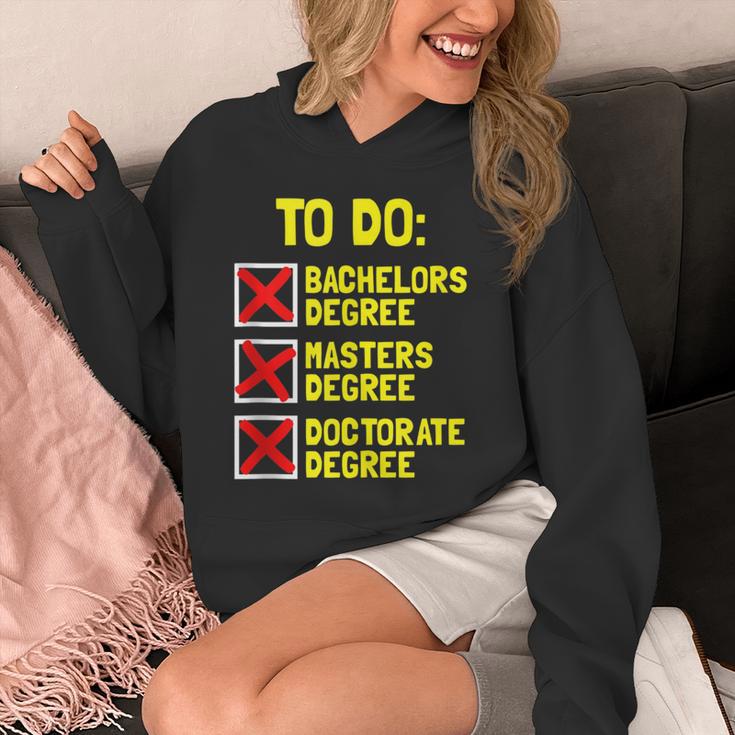 Bachelors Masters Doctorate Degree DR PHD Graduation Unisex Hoodie