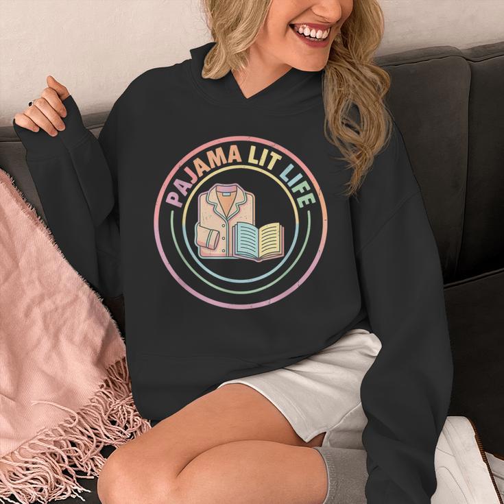 Bedtime Book Lover Reading Pajamas Unisex Hoodie