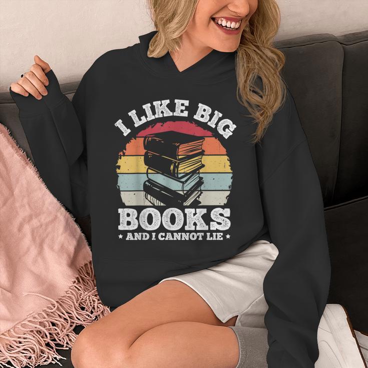 I LIKE BIG BOOKS AND I CANNOT LIE Book Lover Print Unisex Hoodie