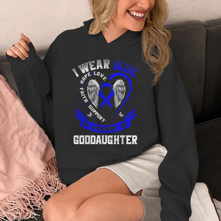 Blue In Memory Of Goddaughter Colon Cancer Awareness Shirts Unisex Hoodie Blue In Memory Of Goddaughter Colon Cancer Awareness Shirts Unisex Hoodie