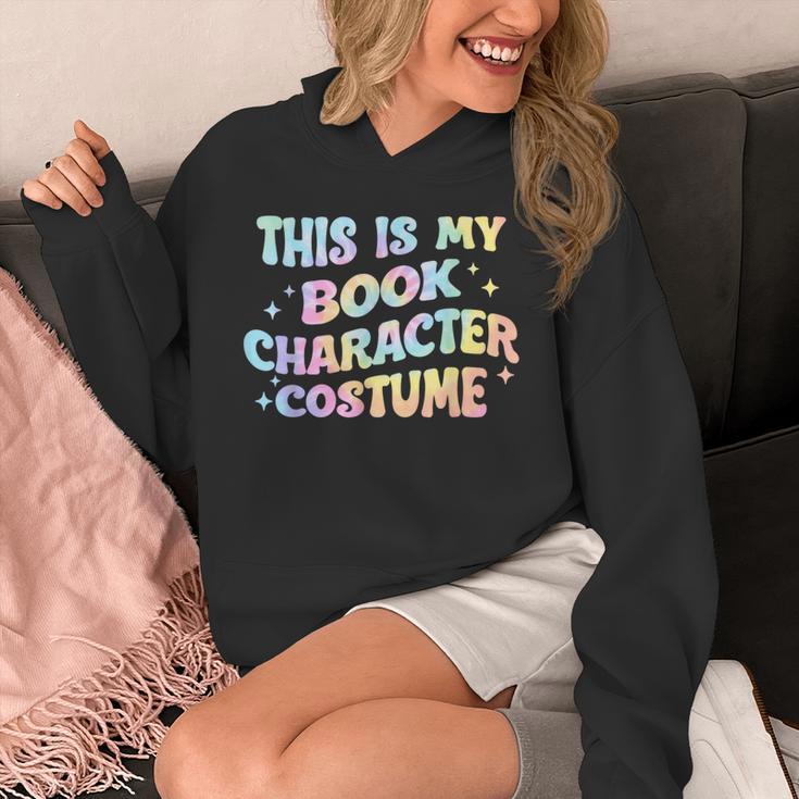 This Is My Book Character Costume Book Lover Groovy Unisex Hoodie