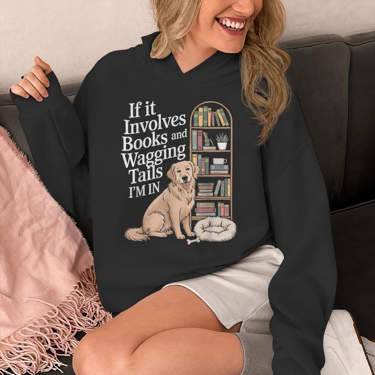 Book And Dog Lover Bookworm Reader Book Lover Unisex Hoodie
