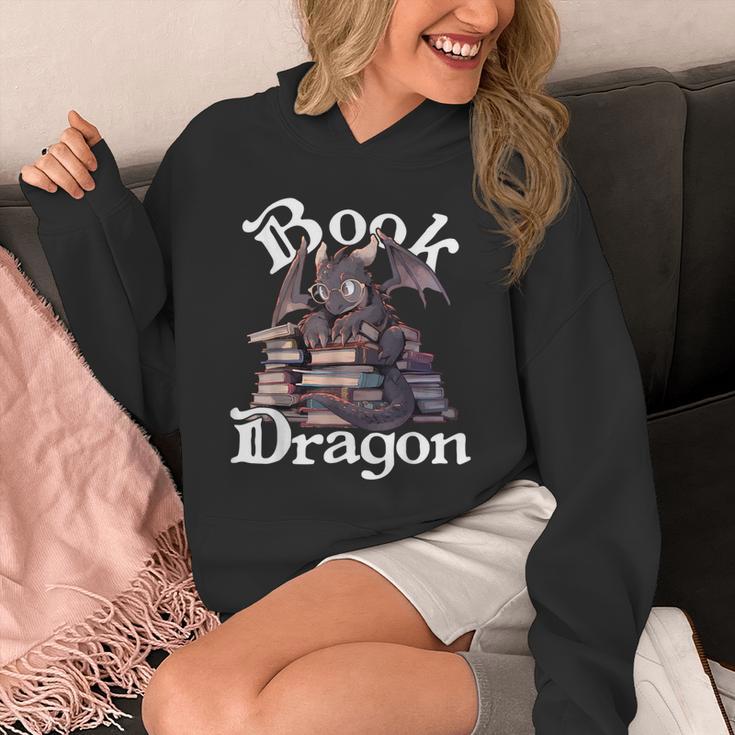 Book Dragon Book Lover Bookworm Book Reader Librarian Unisex Hoodie