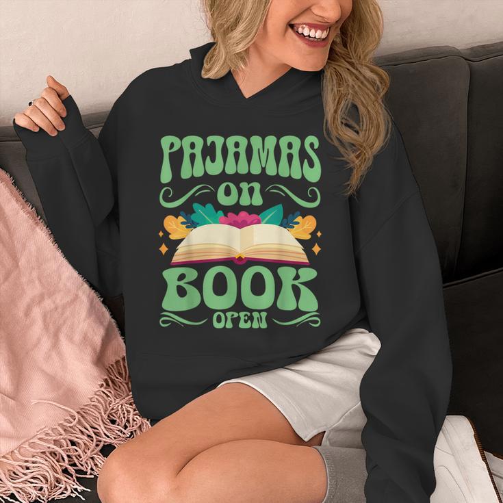 Book And Pajama Pajamas On Book Open Unisex Hoodie Book And Pajama Pajamas On Book Open Unisex Hoodie