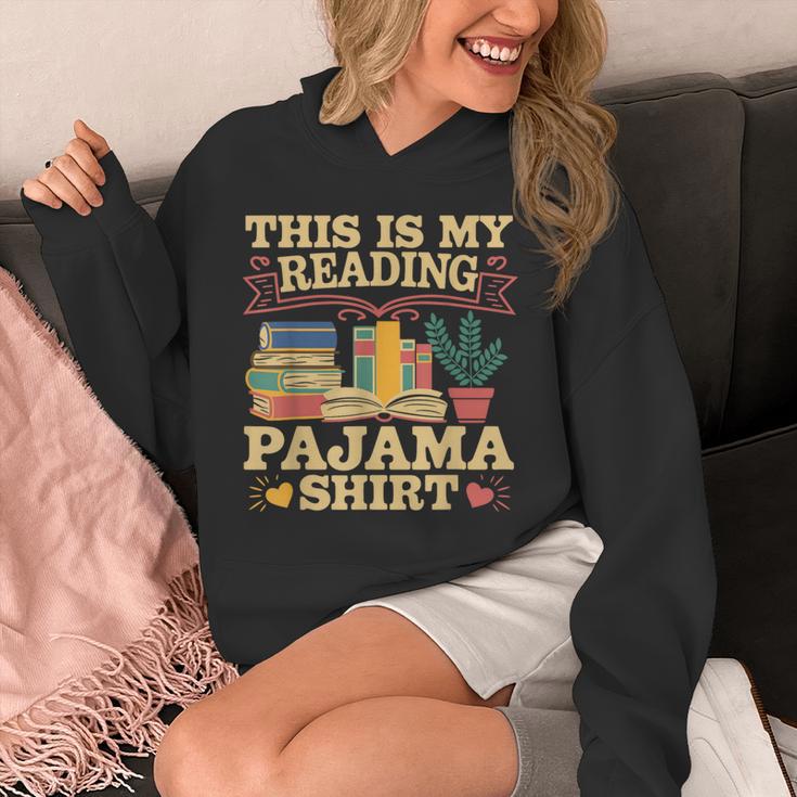 Book And Pajama This Is My Reading Pajama Bedtime Reading Unisex Hoodie