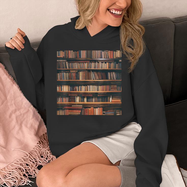 Book Book Shelves Library Unisex Hoodie Book Book Shelves Library Unisex Hoodie