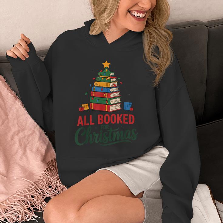 All Booked For Christmas Librarian Reader Xmas Pajama Unisex Hoodie All Booked For Christmas Librarian Reader Xmas Pajama Unisex Hoodie