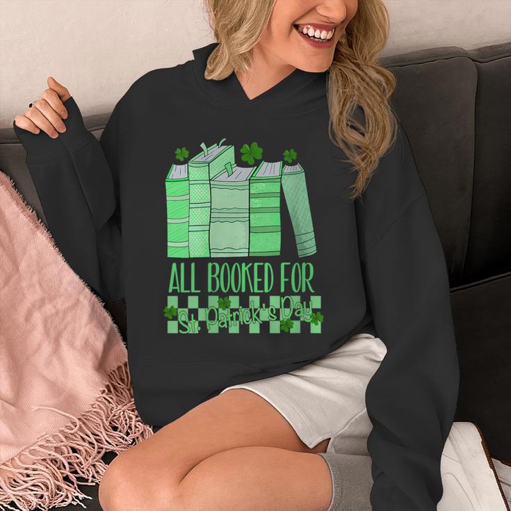 All Booked For St Patrick's Day Book Lover Lucky Shamrock Unisex Hoodie