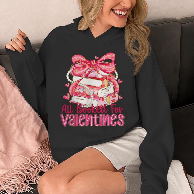 All Booked For Valentines Day Book Lovers Teacher Kids Unisex Hoodie