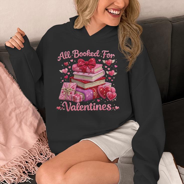 All Booked Valentine's Girly Teacher Coquette Love Unisex Hoodie