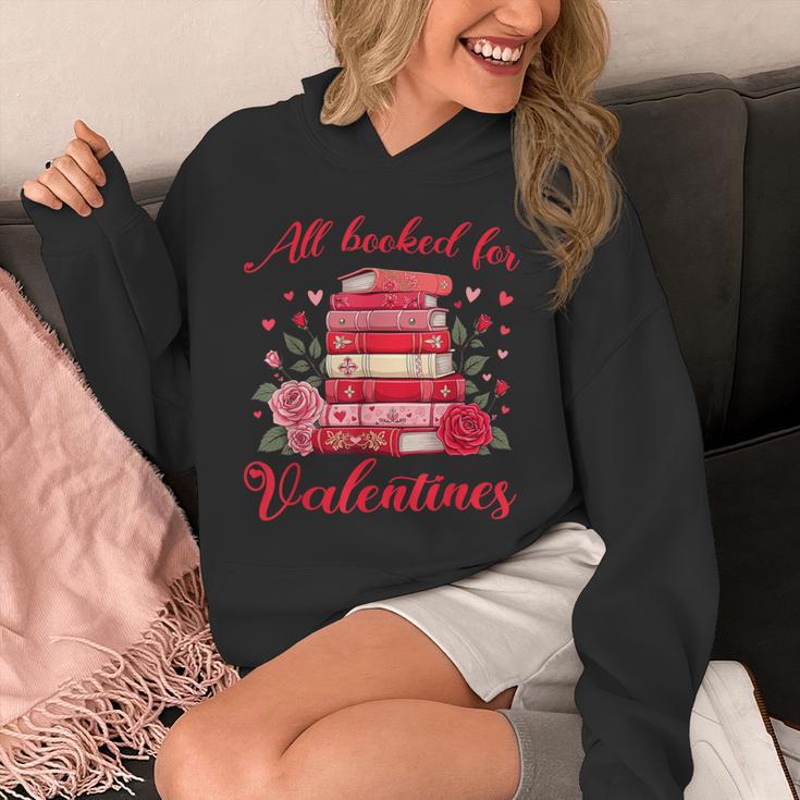 All Booked For Valentines Librarian Book Lover Teacher Unisex Hoodie
