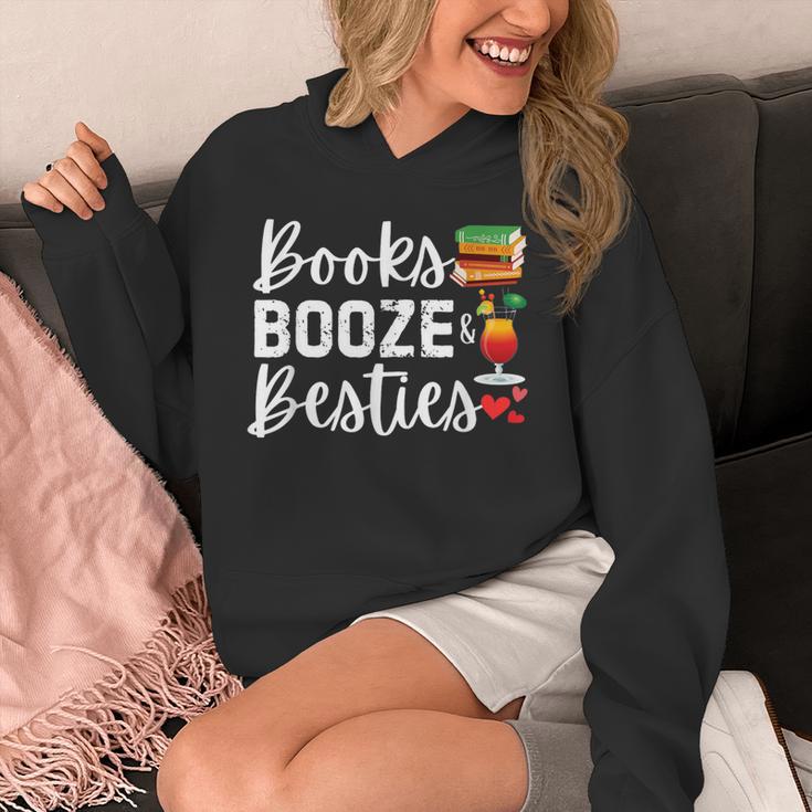 Books Booze And Besties Book Lover Bestie Squad Twinning Unisex Hoodie Books Booze And Besties Book Lover Bestie Squad Twinning Unisex Hoodie