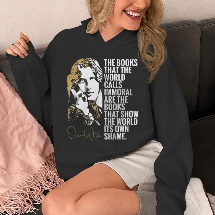 Books Called Immoral World's Shame Dorian Gray Oscar Wilde Unisex Hoodie